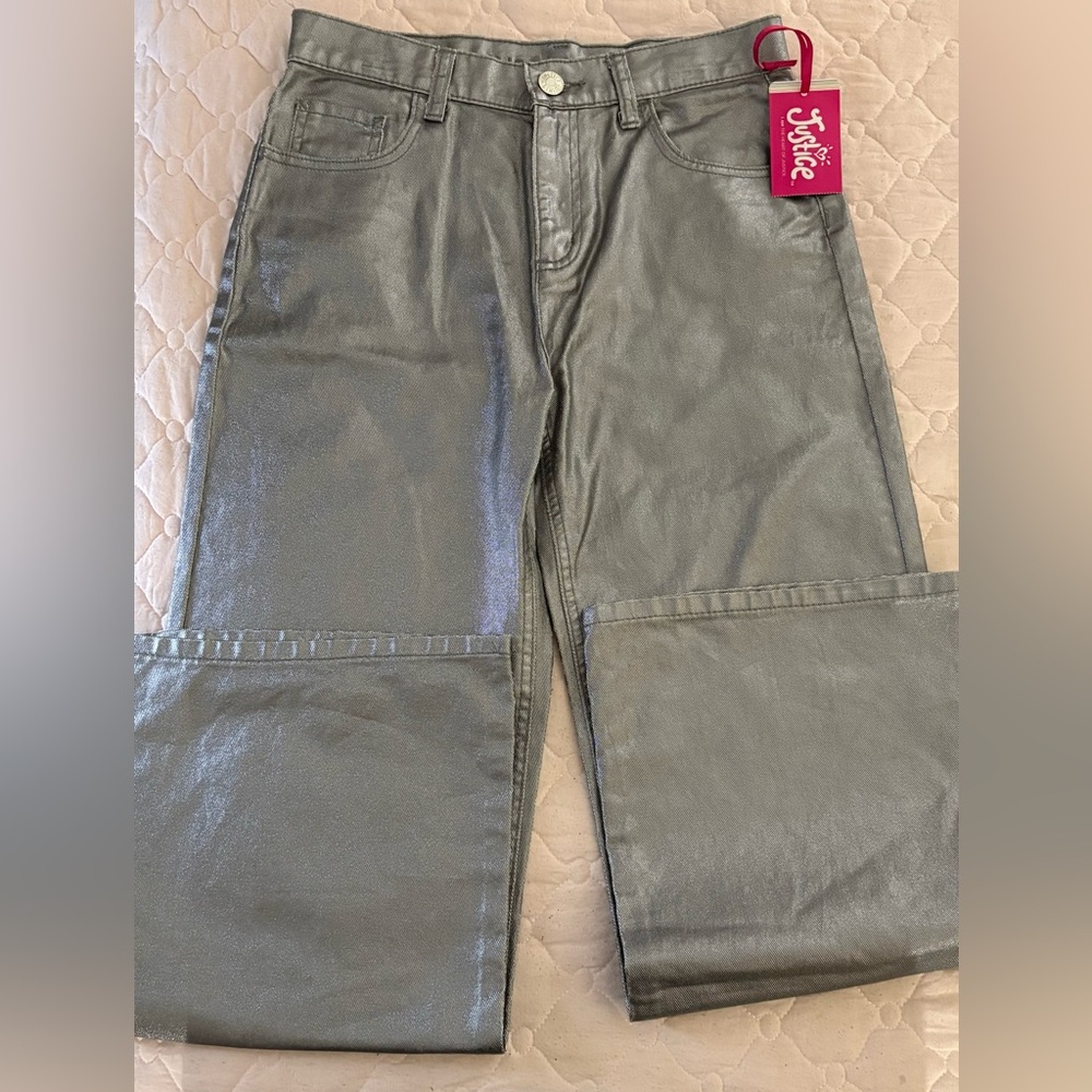 Justice Silver Kids Jeans